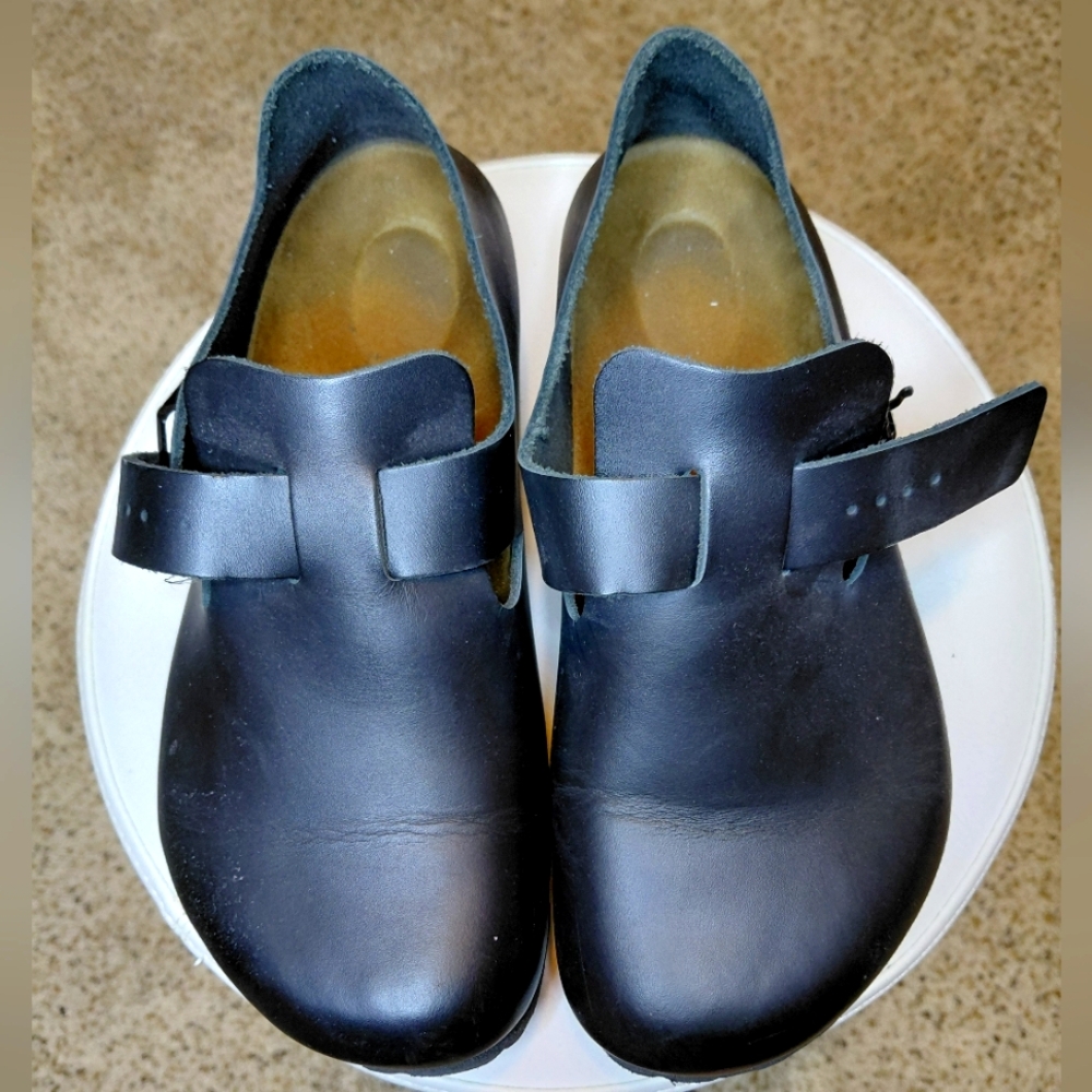 Birkenstock London EU39 US8 Black, Normal Regular Width~NEW